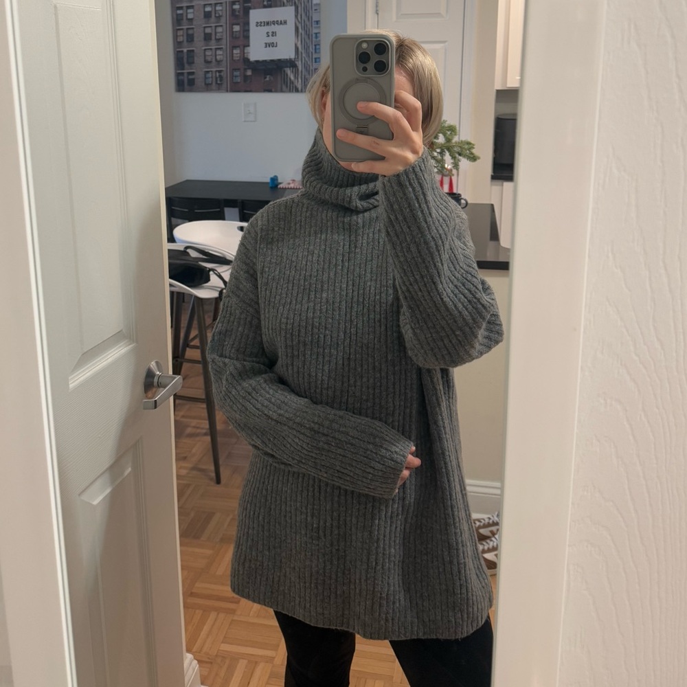 Warm oversized sweater